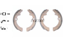 SET SABOTI FRANA TEXTAR 91058500 - Compatibil cu CHEVROLET, MAZDA, SUZUKI