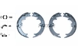 Set saboti frana Textar 91060500