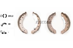 Set saboti frana Textar 91061800