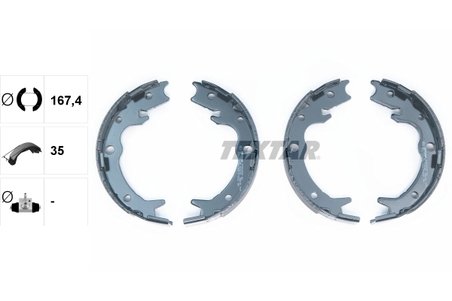SET SABOTI FRANA TEXTAR 91062800 - Compatibil cu ACURA, HONDA