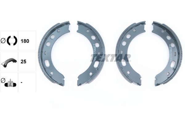 SET SABOTI FRANA TEXTAR 91063500 - Compatibil cu PORSCHE