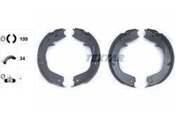 Set saboti frana Textar 91066000