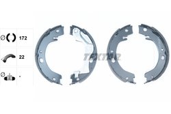 Set saboti frana Textar 91066500