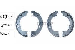 Set saboti frana Textar 91067100