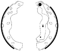 Set saboti frana Textar 91067500