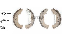 Set saboti frana Textar 91067600