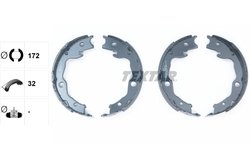 Set saboti frana Textar 91068200