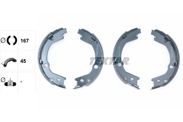 Set saboti frana Textar 91070700