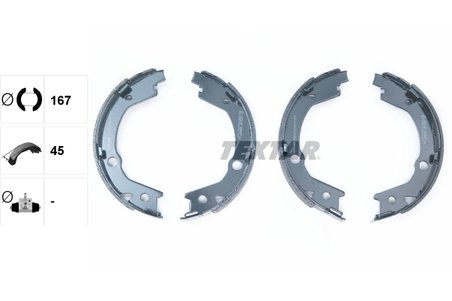 Set saboti frana Textar 91070700