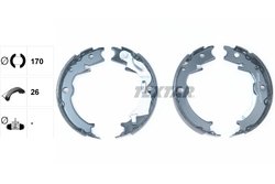 SET SABOTI FRANA TEXTAR 91071000 - Compatibil cu CHEVROLET, DAEWOO, HOLDEN, SUZUKI