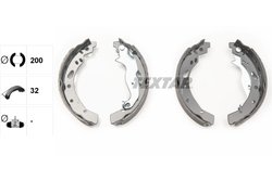 Set saboti frana Textar 91072100