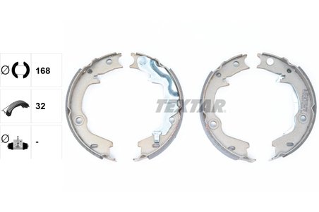 Set saboti frana Textar 91072500