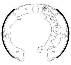 SET SABOTI FRANA TEXTAR 91072700 - Compatibil cu KIA