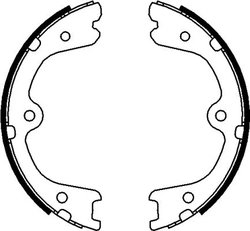 SET SABOTI FRANA TEXTAR 91073200 - Compatibil cu INFINITI, MERCEDES-BENZ, NISSAN, RENAULT