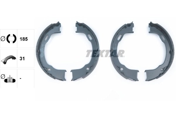 SET SABOTI FRANA TEXTAR 91073600 - Compatibil cu JEEP