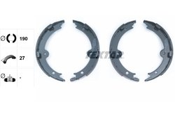 Set saboti frana Textar 91074000