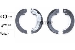 Set saboti frana Textar 91074300
