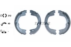 Set saboti frana Textar 91076000