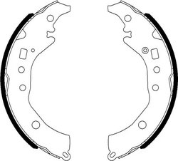 SET SABOTI FRANA TEXTAR 91076900 - Compatibil cu SCION, SUBARU, TOYOTA