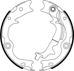 SET SABOTI FRANA TEXTAR 91078300 - Compatibil cu HYUNDAI, HYUNDAI (BEIJING), KIA