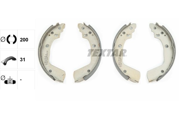 SET SABOTI FRANA TEXTAR 91078600 - Compatibil cu SUZUKI