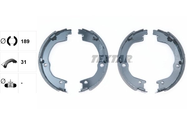 Set saboti frana Textar 91079600