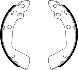 SET SABOTI FRANA TEXTAR 91078600 - Compatibil cu SUZUKI