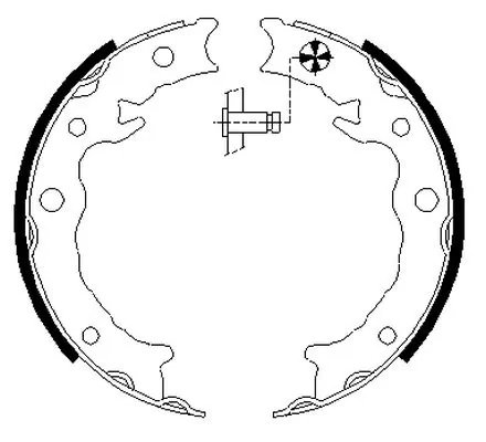 SET SABOTI FRANA TEXTAR 91080500 - Compatibil cu SUBARU