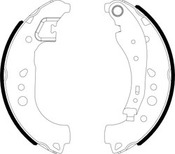 Set saboti frana Textar 91081700