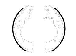 Set saboti frana Textar 91081800