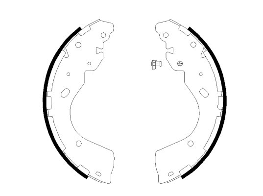 Set saboti frana Textar 91081800