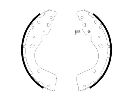 Set saboti frana Textar 91081800