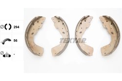 Set saboti frana Textar 91081800