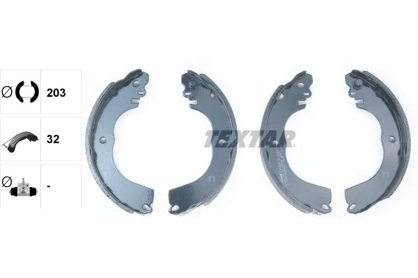 SET SABOTI FRANA TEXTAR 91081900 - Compatibil cu MITSUBISHI
