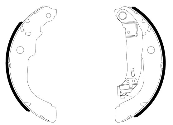 SET SABOTI FRANA TEXTAR 91084300 - Compatibil cu CITROEN, PEUGEOT, PEUGEOT (DF-PSA)