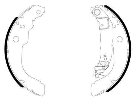 SET SABOTI FRANA TEXTAR 91084300 - Compatibil cu CITROEN, PEUGEOT, PEUGEOT (DF-PSA)