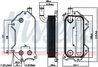 RADIATOR ULEI / TERMOFLOT NISSENS 91117 - Compatibil cu LEXUS, TOYOTA