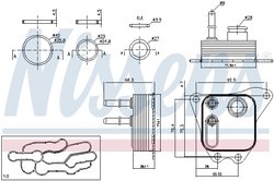 Radiator ulei / termoflot Nissens 91122
