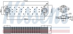 Radiator ulei / termoflot Nissens 91133