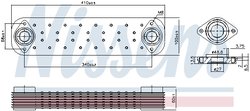 Radiator ulei / termoflot Nissens 91135