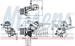 Radiator ulei / termoflot Nissens 91161