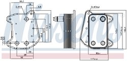 Radiator ulei / termoflot Nissens 91166