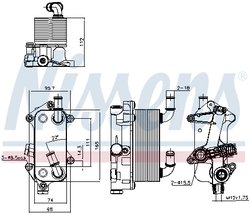 Radiator ulei / termoflot Nissens 91182