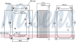 Radiator ulei / termoflot Nissens 91233