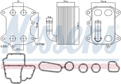 Radiator ulei / termoflot Nissens 91272