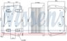 RADIATOR ULEI / TERMOFLOT NISSENS 91274 - Compatibil cu MERCEDES-BENZ