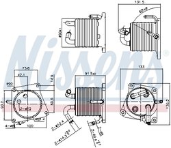 RADIATOR RACIRE ULEI CUTIE VITEZE AUTOMATA NISSENS 91293 - Compatibil cu NISSAN