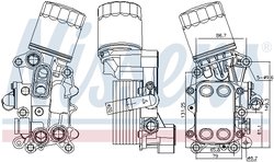 Radiator ulei / termoflot Nissens 91311