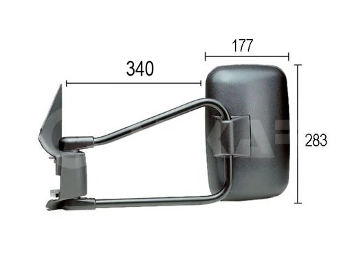 Oglinda exterioara Alkar 9201963