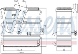 Evaporator aer conditionat Nissens 92022